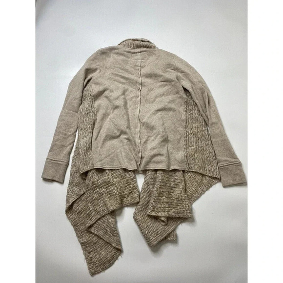 Anthropologie Saturday Sunday Women’s Size XS Beige Draped Cardigan Sweater - Picture 6 of 6